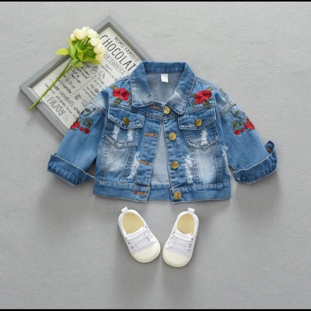 Little girls denim jacket